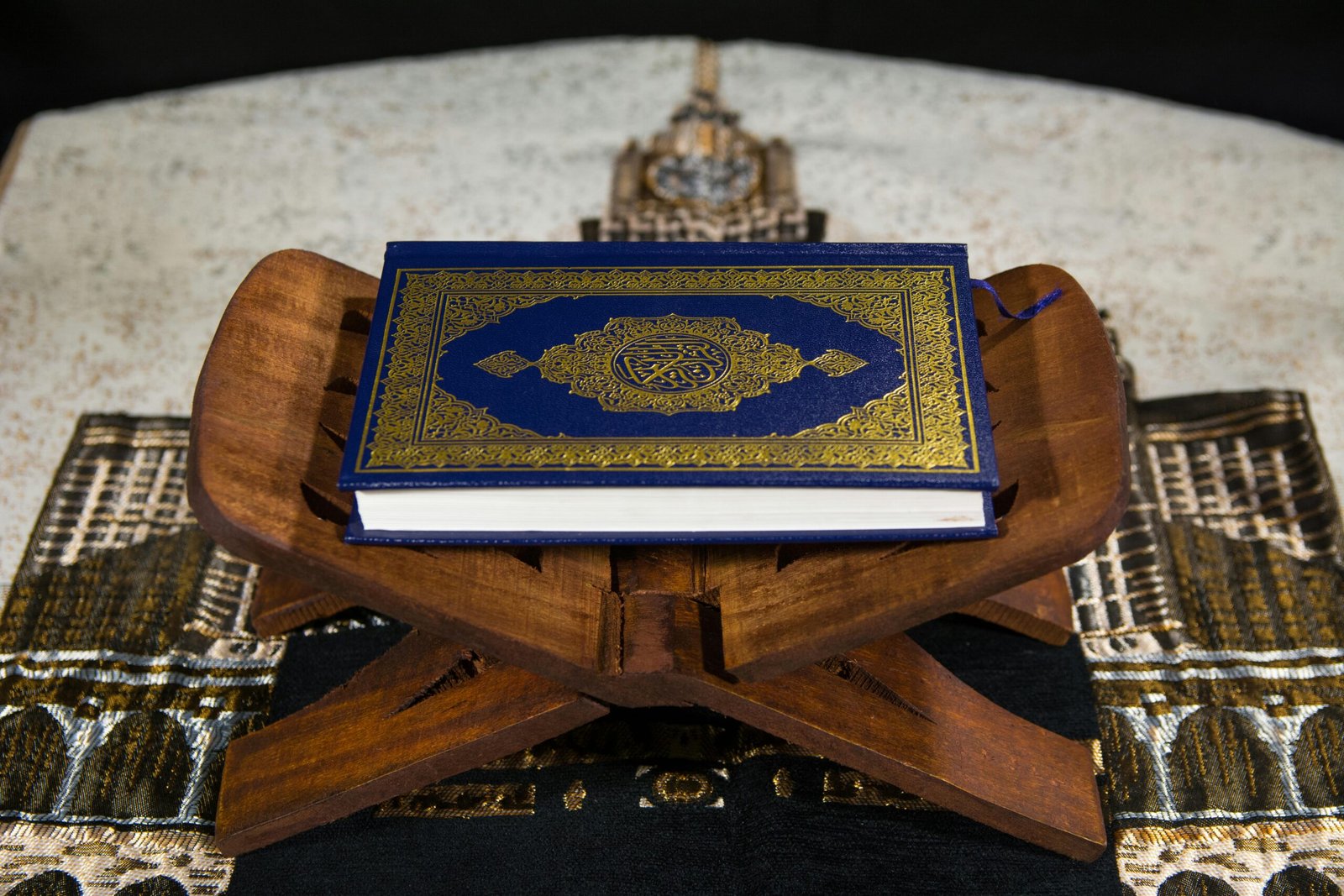 Quran on a wooden stand representing Islamic marriage guidance and nikah principles